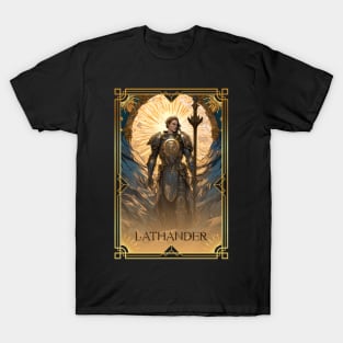 Lathander The Morninglord from the Baldur's Gate 3 and Dangeons and Dragons T-Shirt